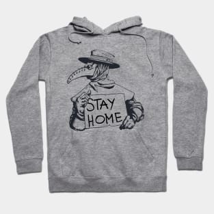 Stay Home - Plague Doctor Hoodie